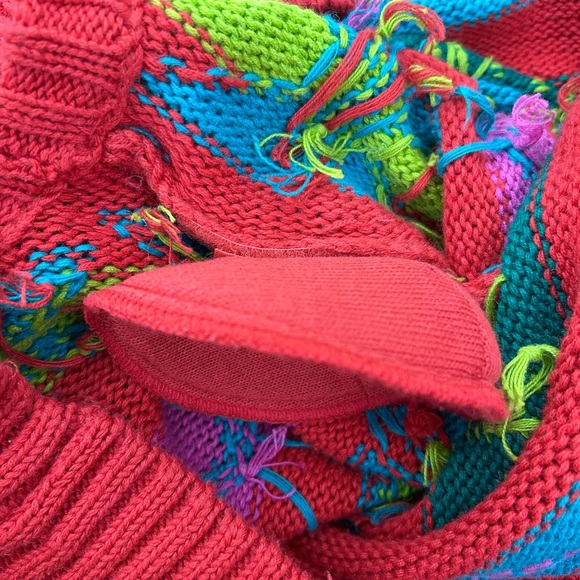 Vintage Lizwear Bright Colorful Multi Geometric Knit Sweater Size Large‎ - Picture 9 of 10